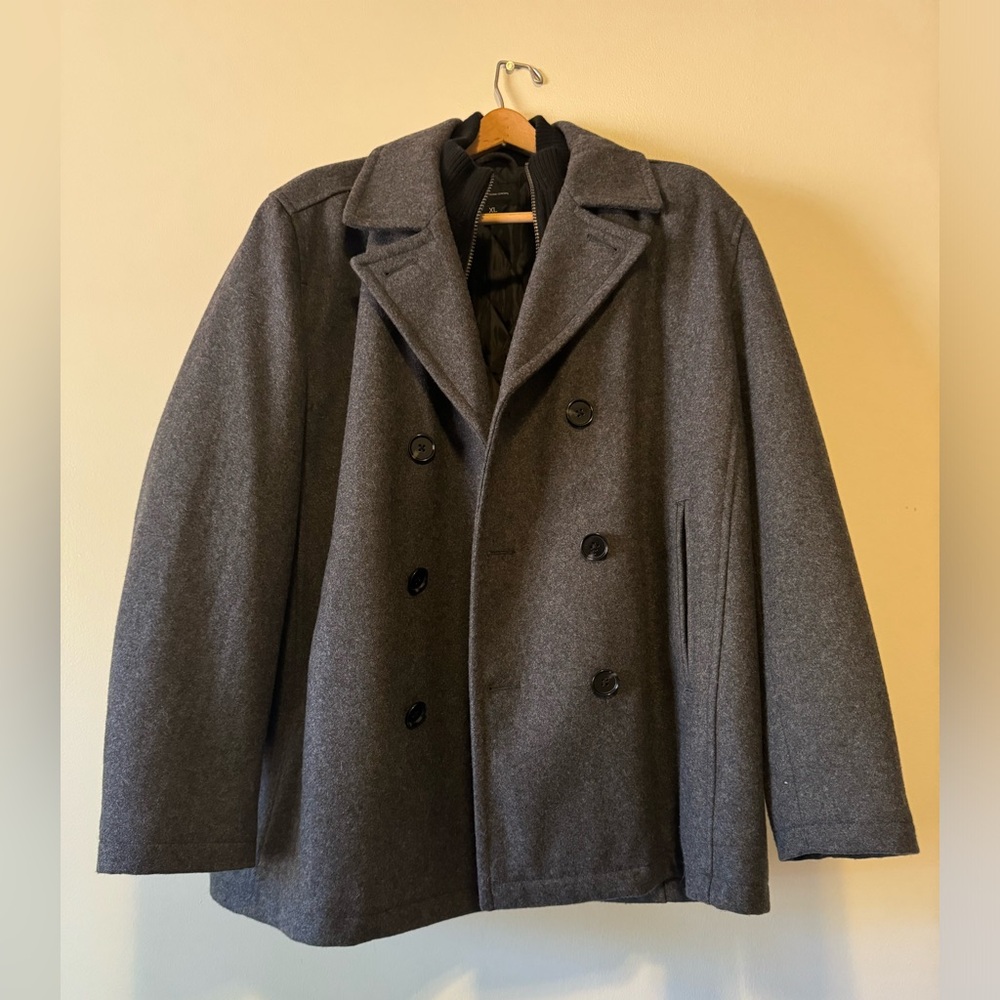 Inc Mens Peacoat Large - Black/Grey